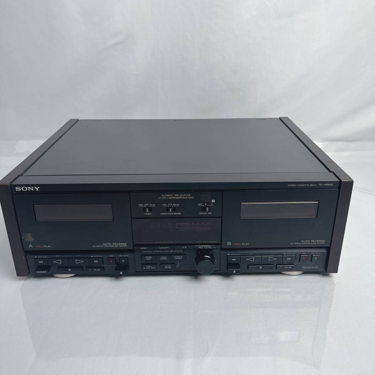 希少　動作品☘️　SONY　ダブルカセットデッキ　TC-V9900 希少！ SONY ダブルカセットデッキ TC-V9900 動作良好 （希少