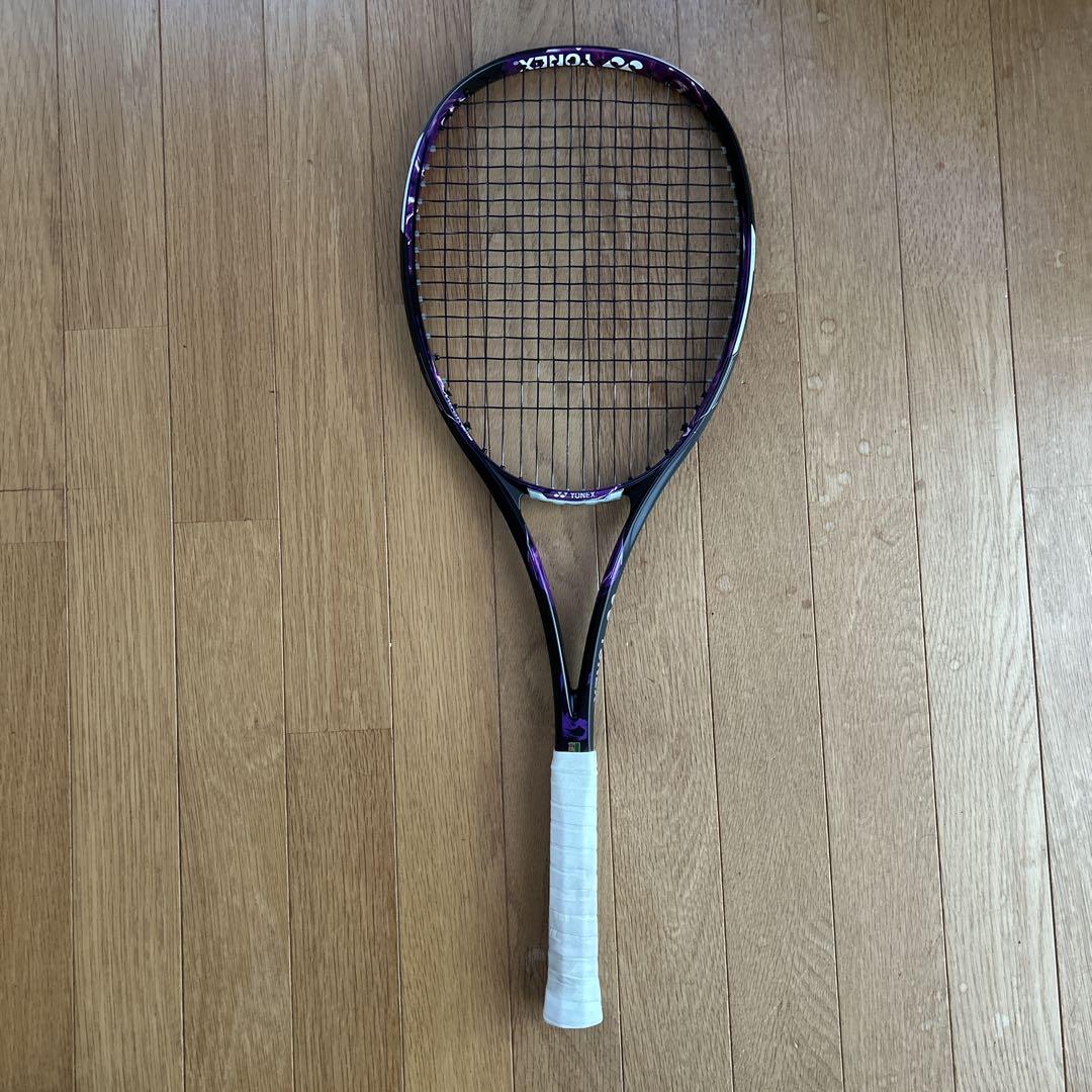 ジオブレイク80v紫 Fレーザー9v白 ジオブレイク80v紫 Fレーザー9v白 （ヨネックス YONEX テニス