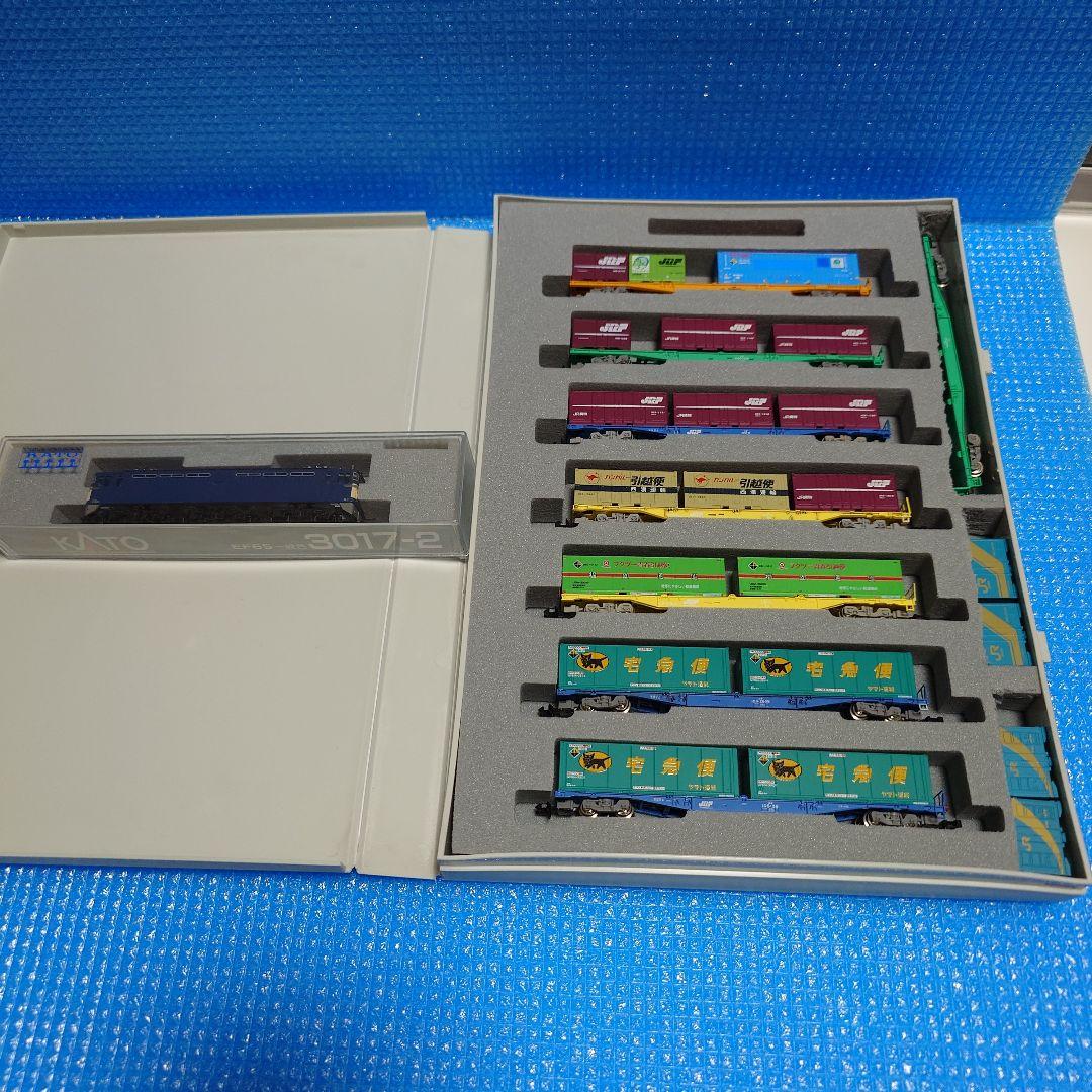 コキ各種コンテナ付、EF65付セット【詰め合わせ】 コキ各種コンテナ付、EF65付セット【すぐ遊べます】 （閑話小話