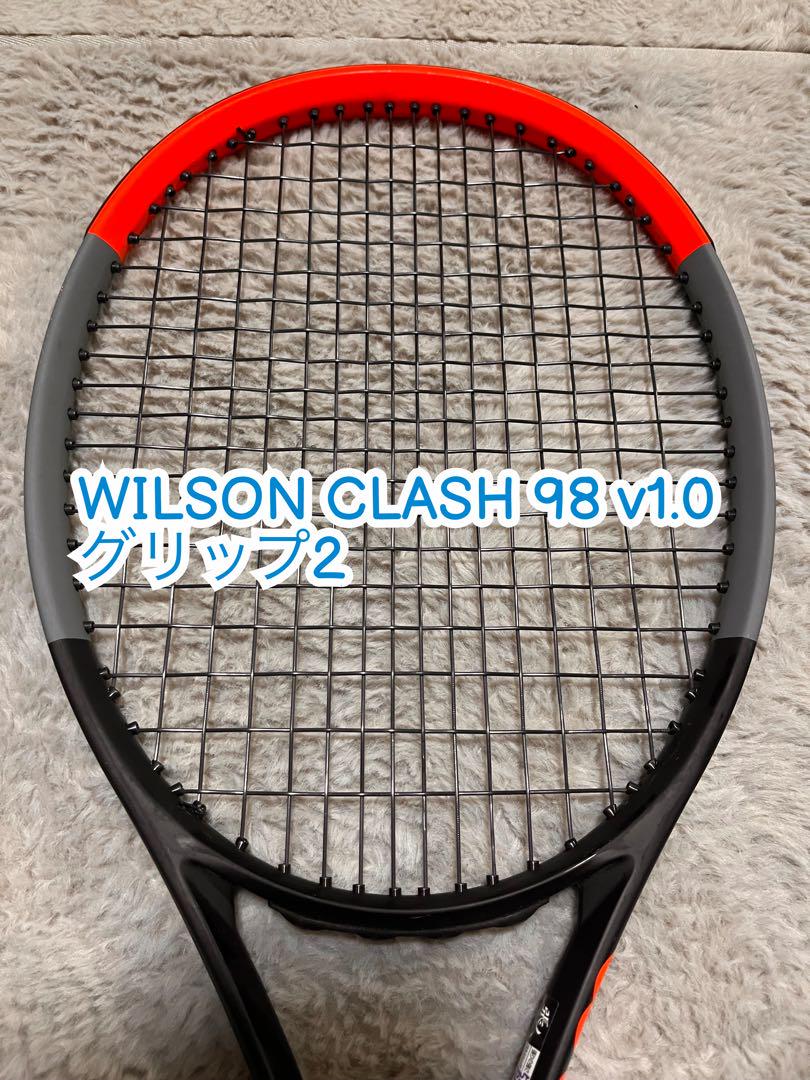 WILSON CLASH 98 v1.0 グリップ2 クラッシュ　ウィルソン WILSON CLASH 98 v1.0 グリップ2 クラッシュ ウィルソン（CLASH