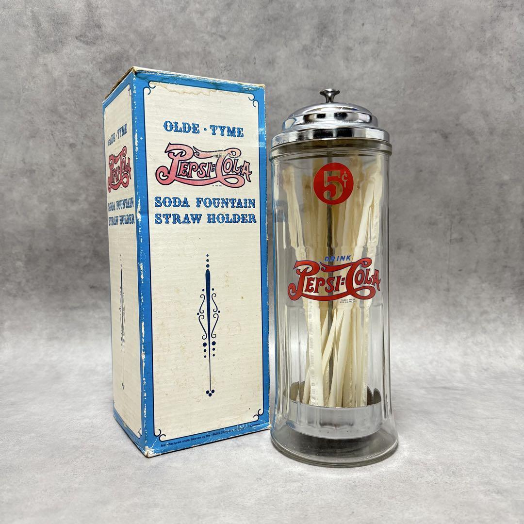 80sPEPSI COLA STRAW HOLDERペプシストローホルダー箱付き 80sPEPSI COLA STRAW HOLDERペプシストローホルダー箱付き
