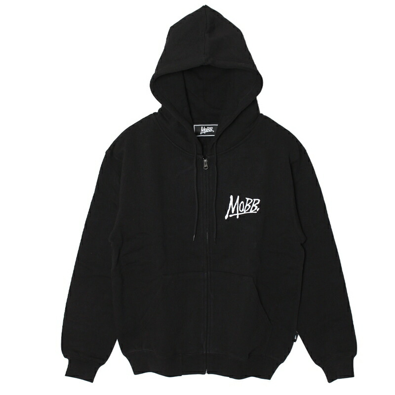 MOBBブラックパーカー Mサイズ モブ MOBB プルオーバーパーカー S,M,L,XL,XXLサイズ ブラック