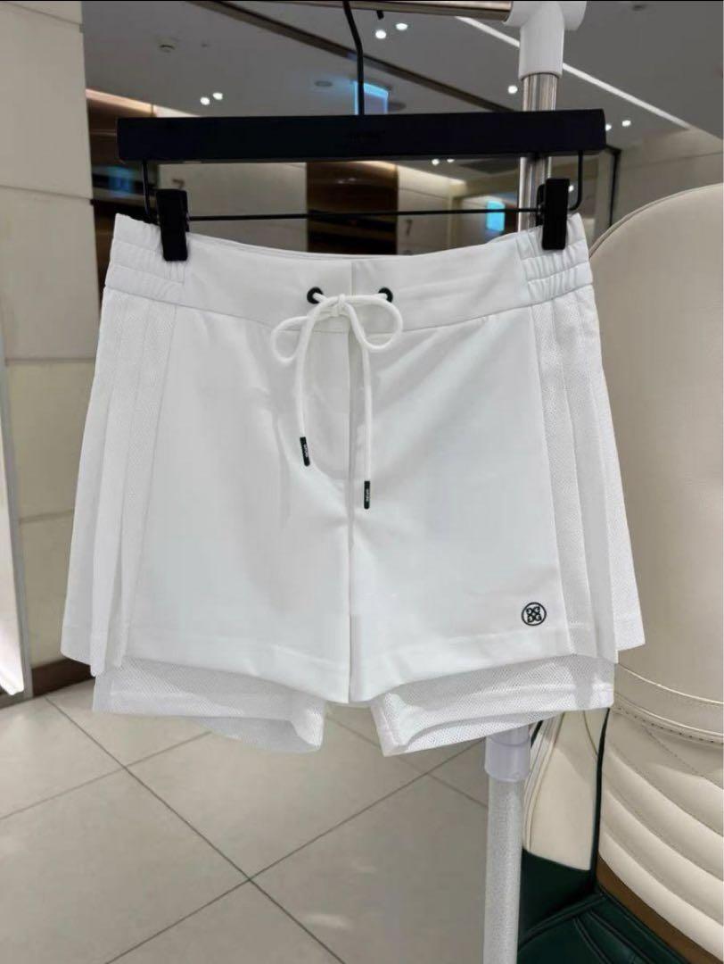 ジーフォア ゴルフ レディース トップス ショートパンツ 2点セット 新品 ゴルフウェア レディース ゴルフ セットアップ 2点セット 上下