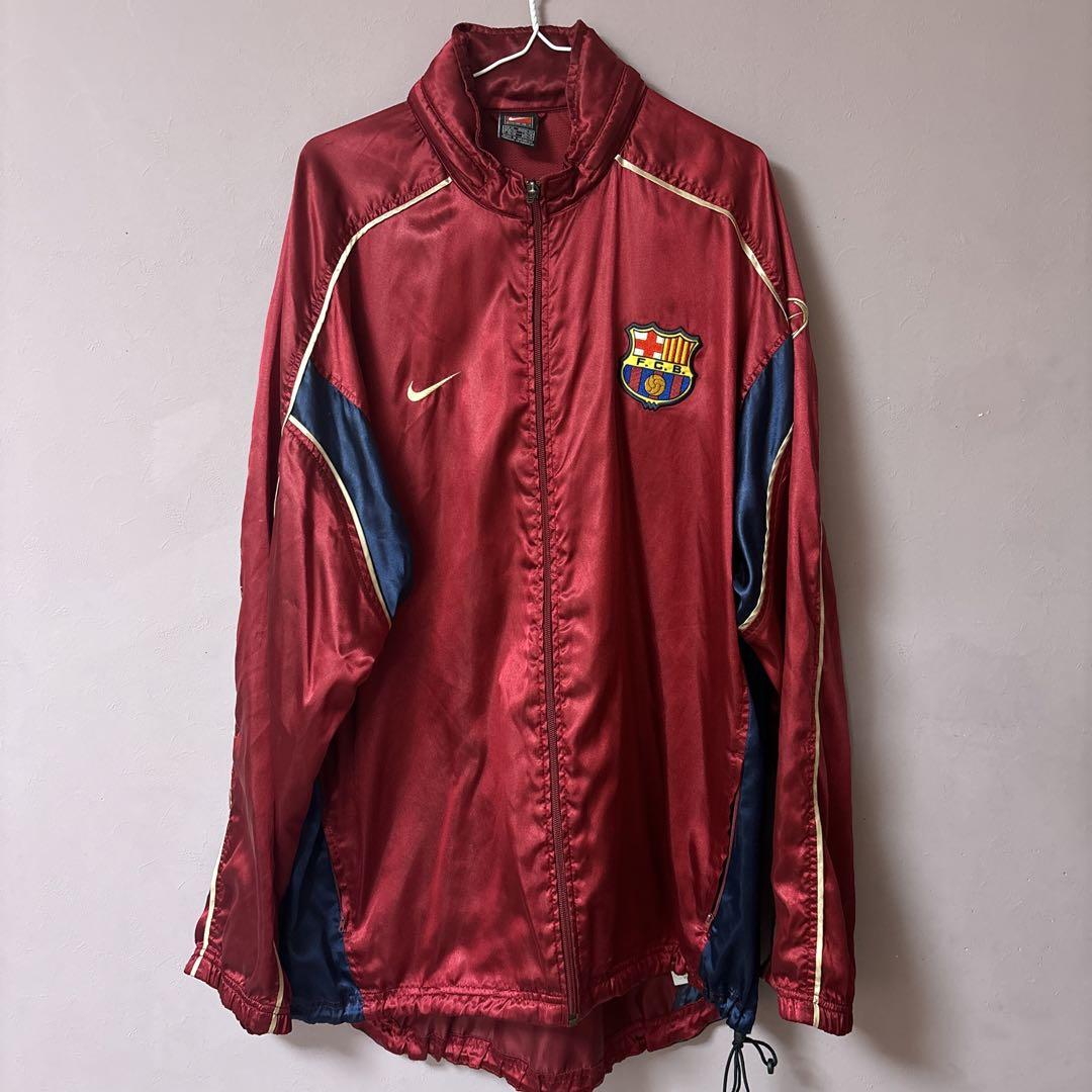 お歳暮 のし FC 至っ Nike 希少 Barcelona XL ウィンドブレーカー ウェア