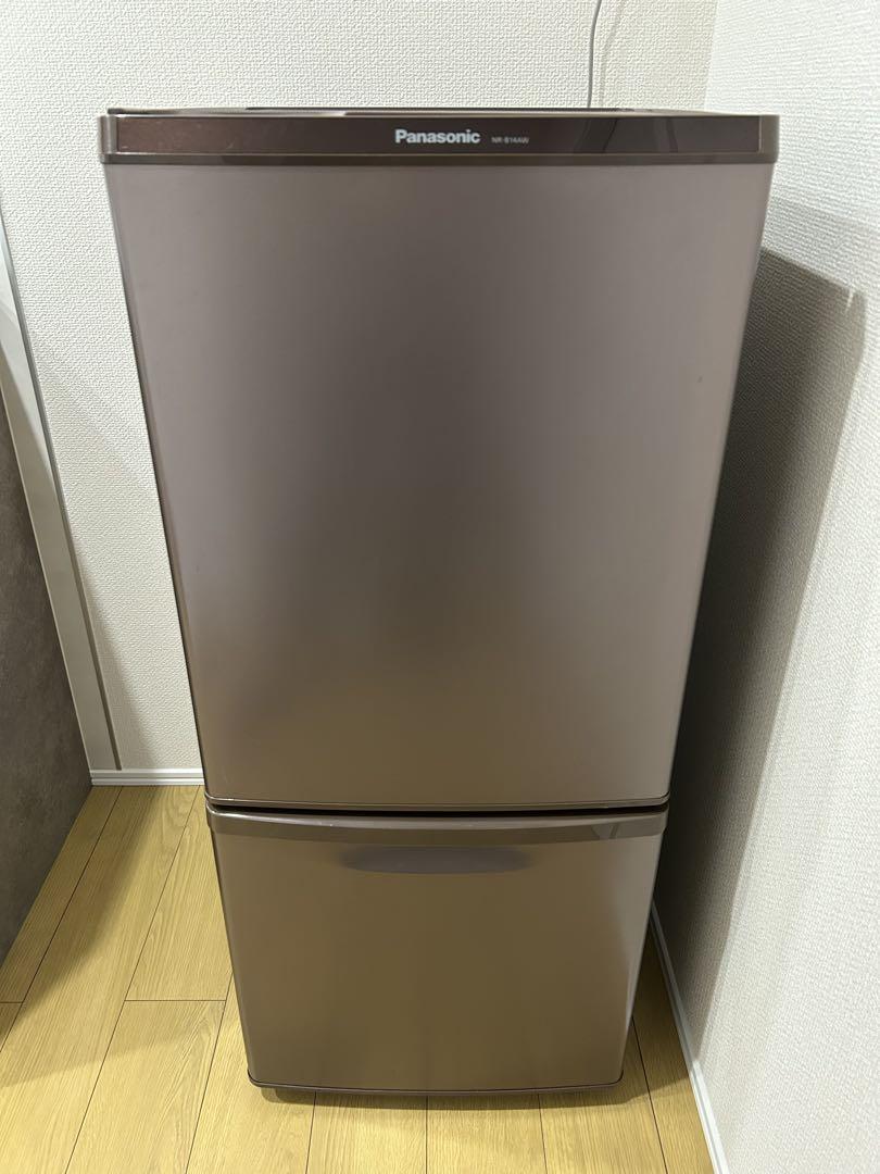 Panasonic 冷蔵庫 NR-B14AW-T 2017年製（概要 パーソナル冷蔵庫