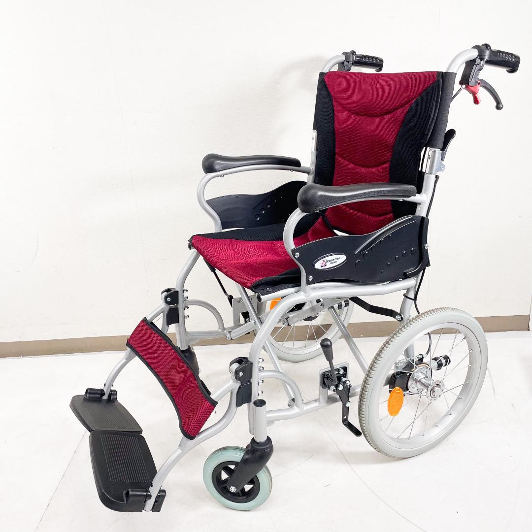 ケアテックジャパン 車椅子 CA-42SU K8692 ケアテックジャパン】ハピネスプレミアム-介助式- CA-42SU