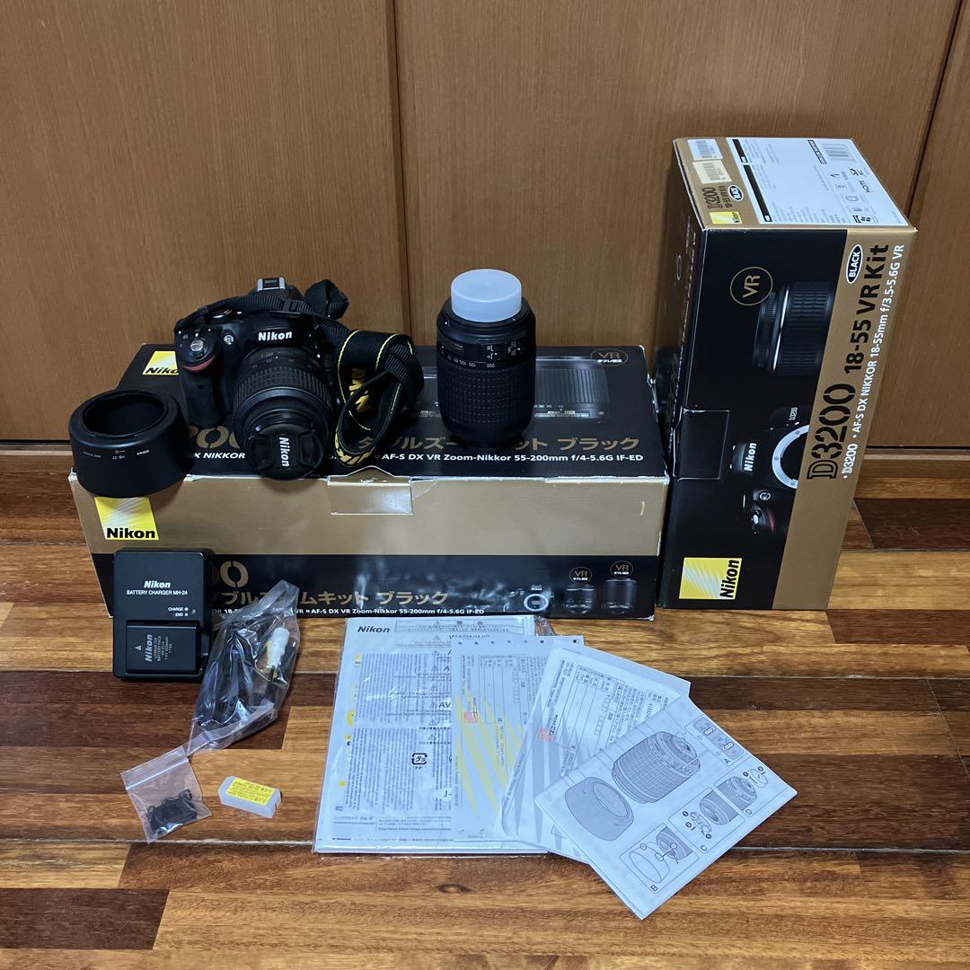 Amazon | Nikon デジタル一眼レフカメラ D3200 200mmダブル