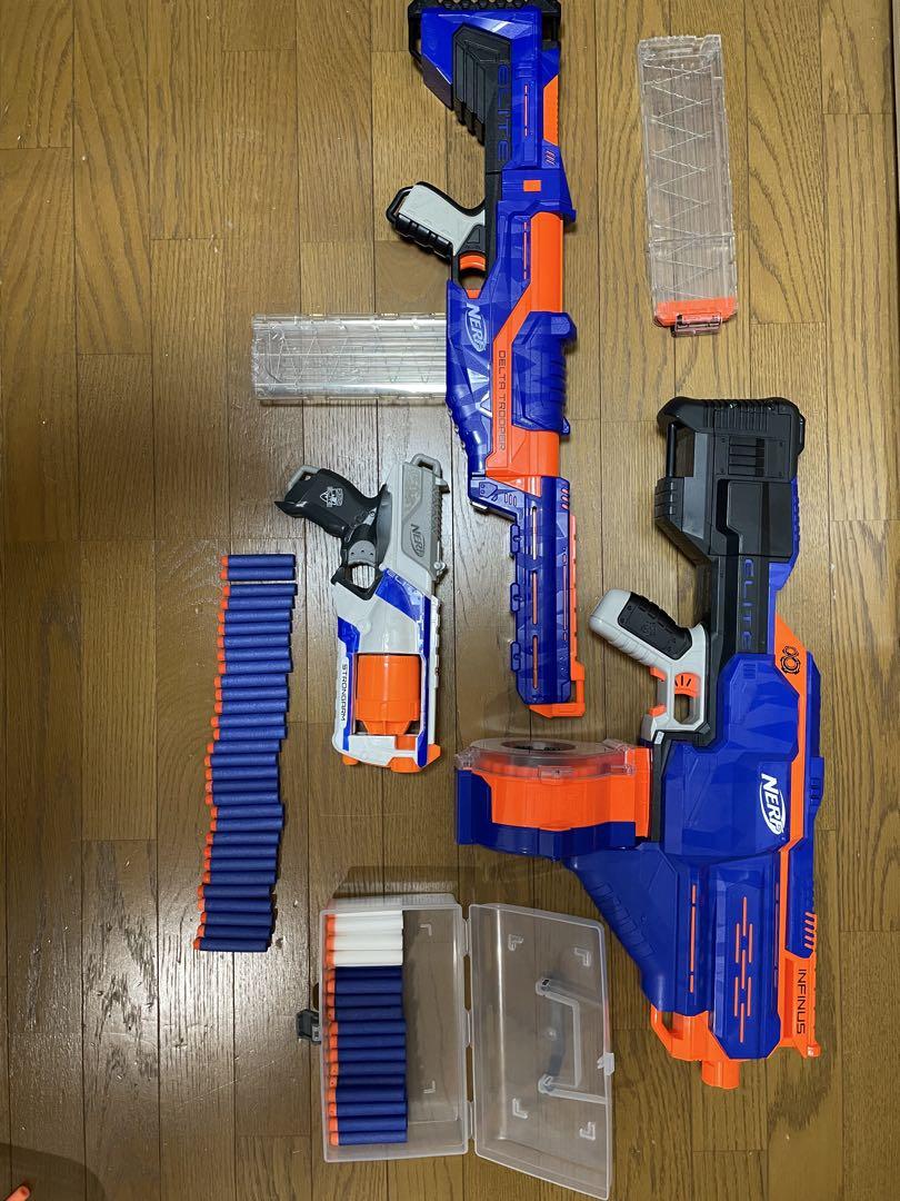 Nerf Elite Infinus 電動トイガン　ナーフセット Amazon.com: NERF Infinus N-Strike Elite Toy Motorized