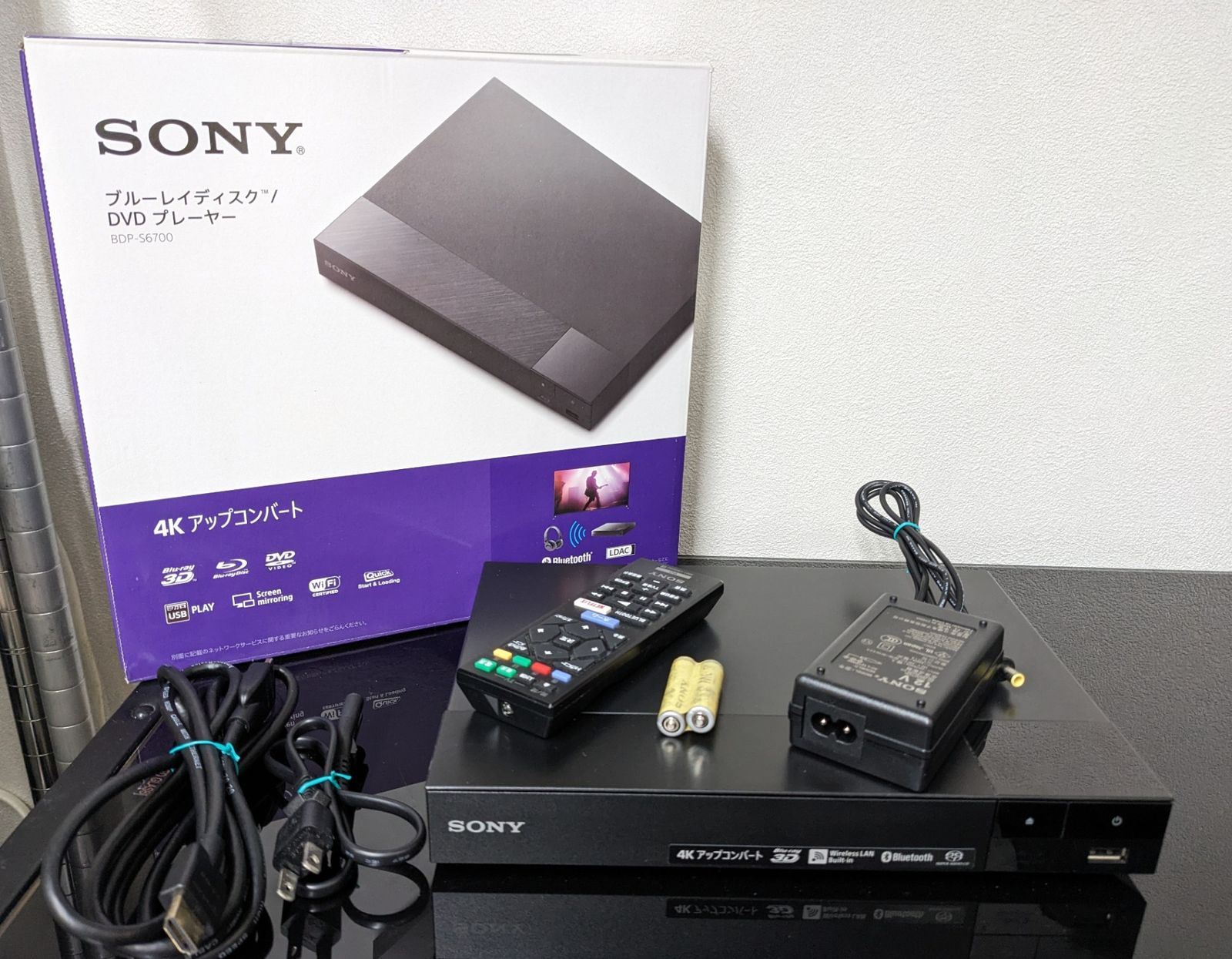 【 4K 3D対応】ソニーBDP-S6700 2016年製