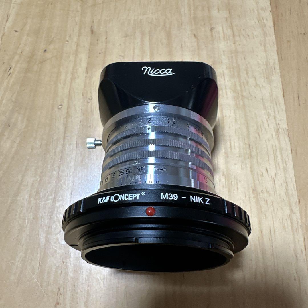 Nikon Nicca NIKKOR-H.C 5cm F2 フード付き L39（ニコン Nikon