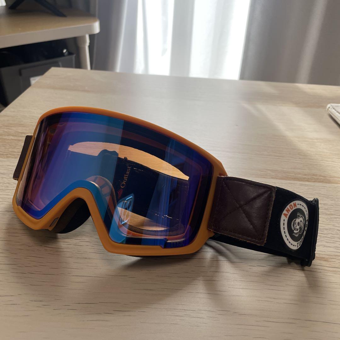 BURTON　anon. m3 ゴーグル セット　MFIフェイスマスク付き BURTON 22-23 anon アノン ゴーグル M3 Goggles Low Bridge Fit
