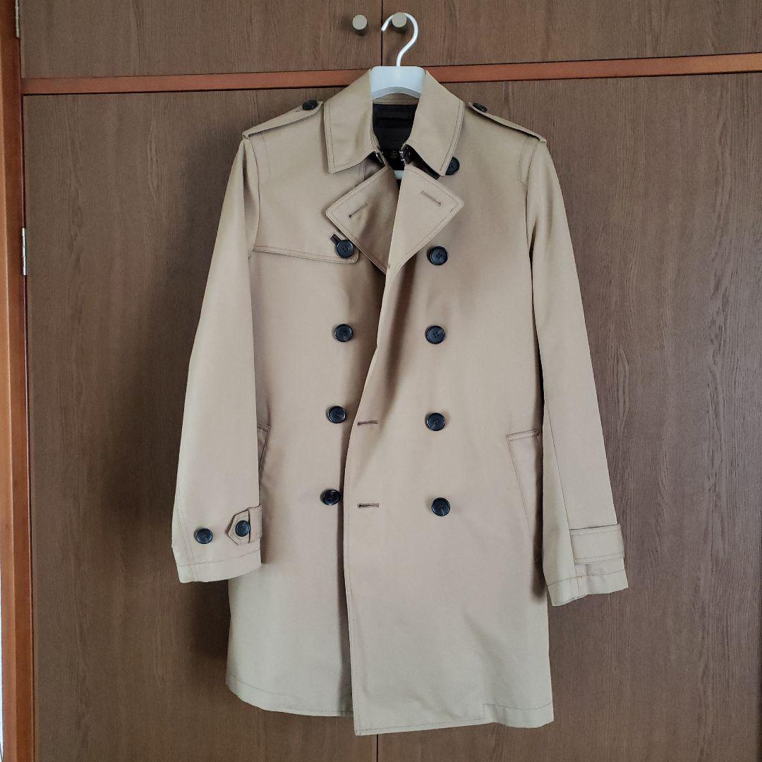 新品】COACH メンズ トレンチコート レザー襟（Coach(コーチ