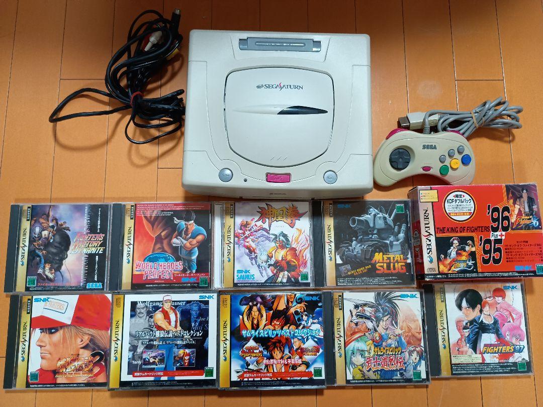 セガサターン本体 SNK ソフト10本セット （ゲーム機 本体