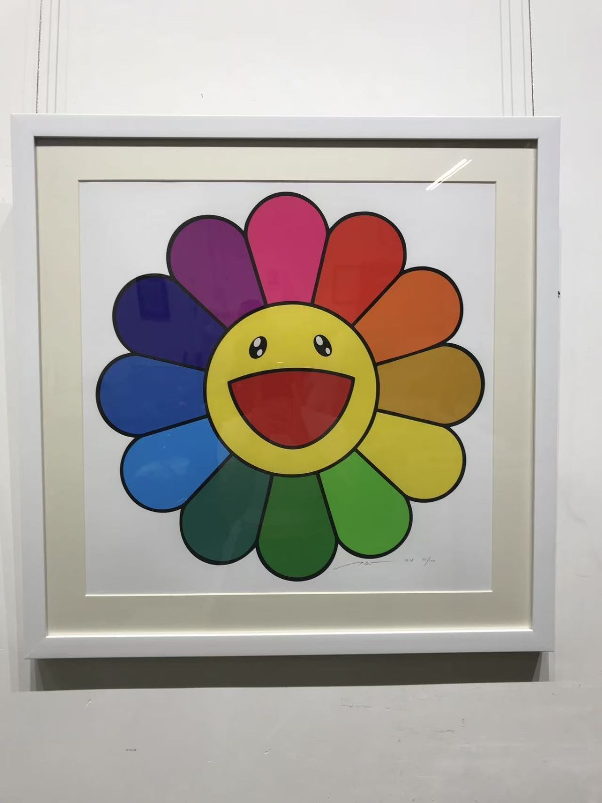Smile On, Rainbow Flower 村上隆 レインボーお花にっこりね