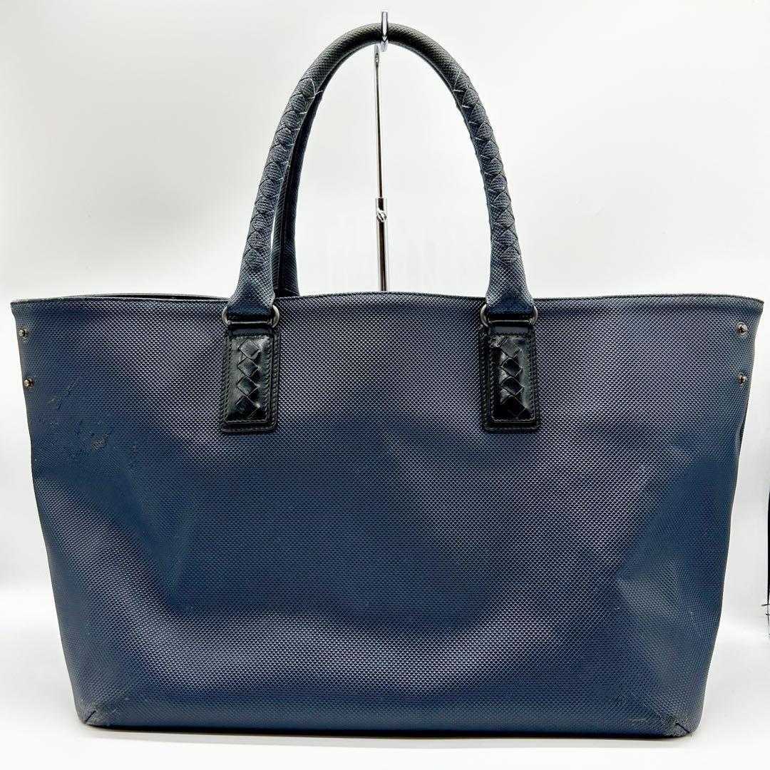 ボッテガ・ヴェネタ マルコポーロ PVCトートバッグ BOTTEGA VENETA - 美品☆ ボッテガヴェネタ マルコポーロ PVC