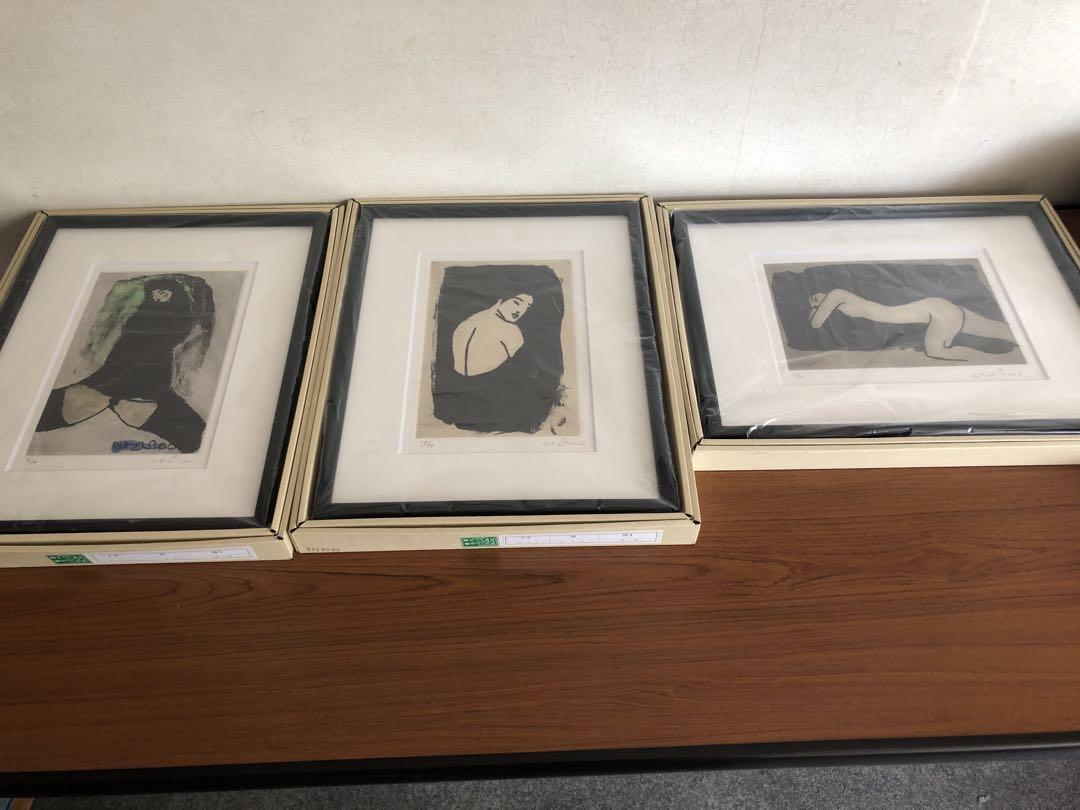 栗原一郎 裸婦 版画 絵画（次回出品予定） （北川民次版画展