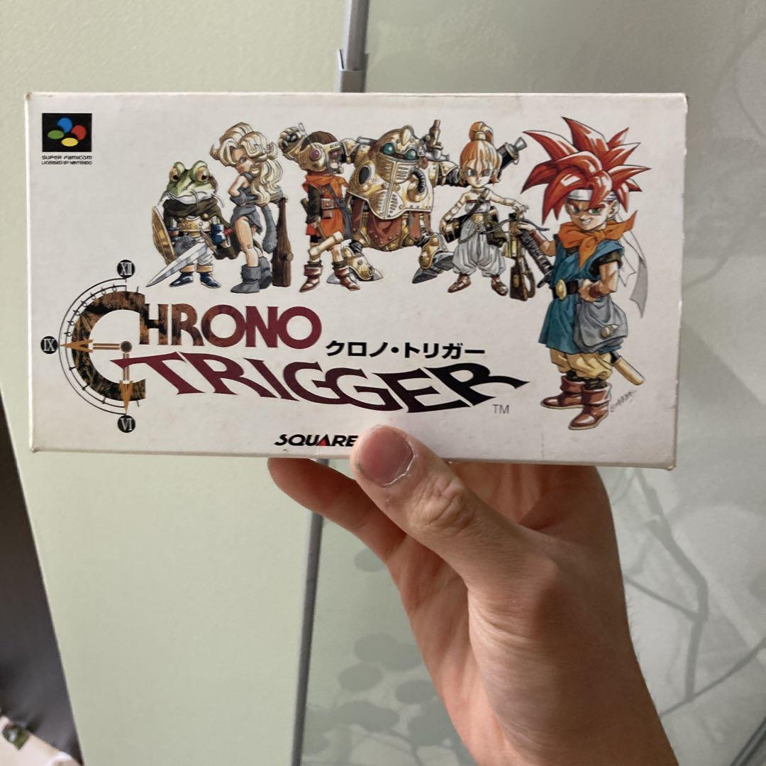 早い者勝ち【袋出新品】クロノトリガー　カード　輝くペンダント　Chrono SQUARE ENIX クロノトリガー SFC予約特典カード 輝くペンダント