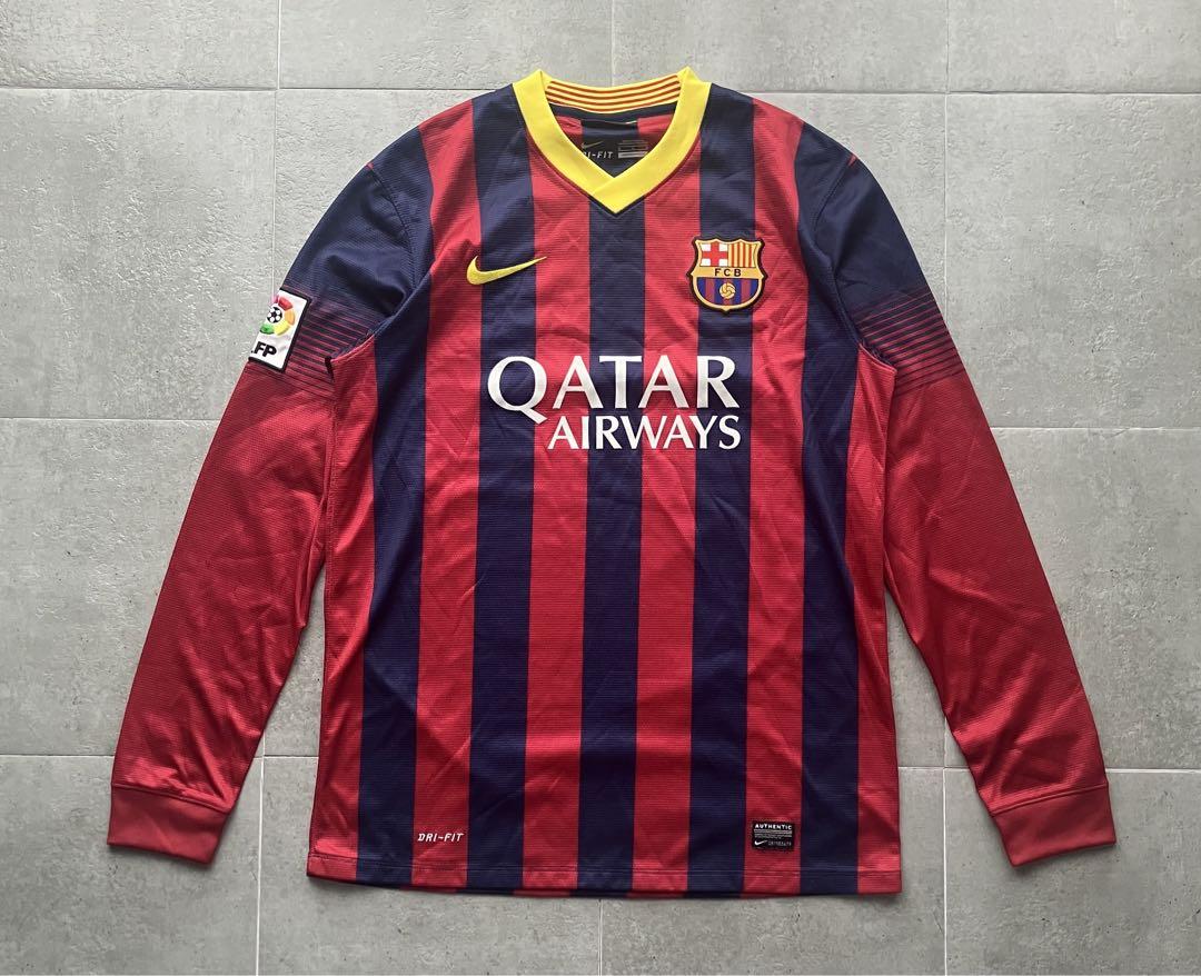 2014-2015 バルセロナ NIKE ホーム長袖ユニフォーム 正規品