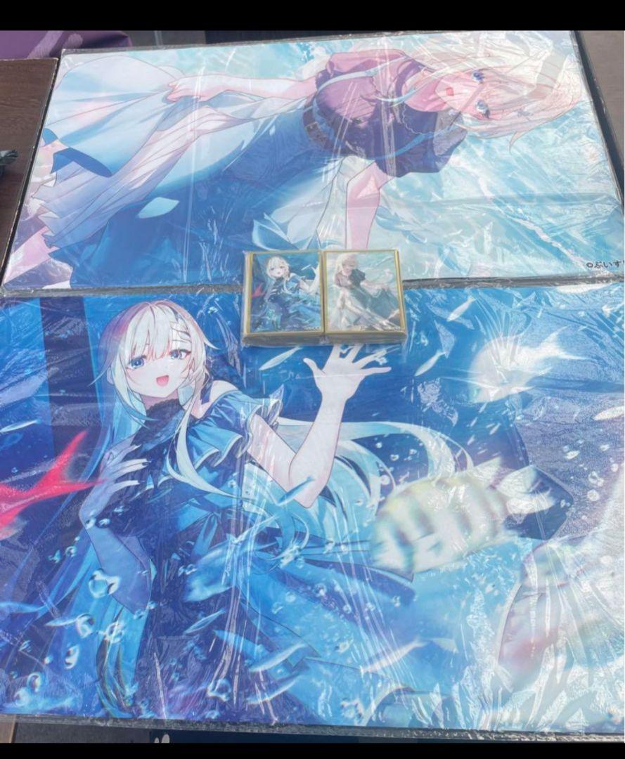 C105 遠坂あさぎAliceSyndrome* スリーブ　セット C104 AliceSymdrome スリーブ プレイマット 遠坂あさぎ藍沢エマ