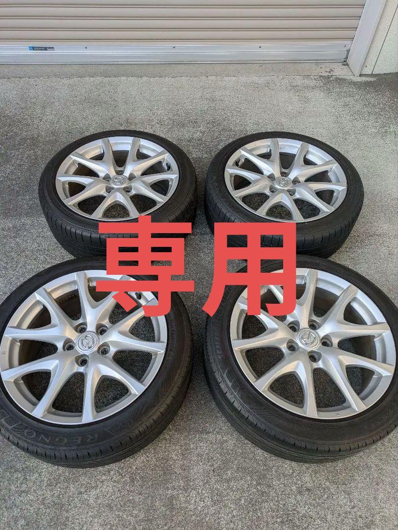 マツダ RX8 225 45 R18 純正ホイール 後期 typeS レグノ（マツダ