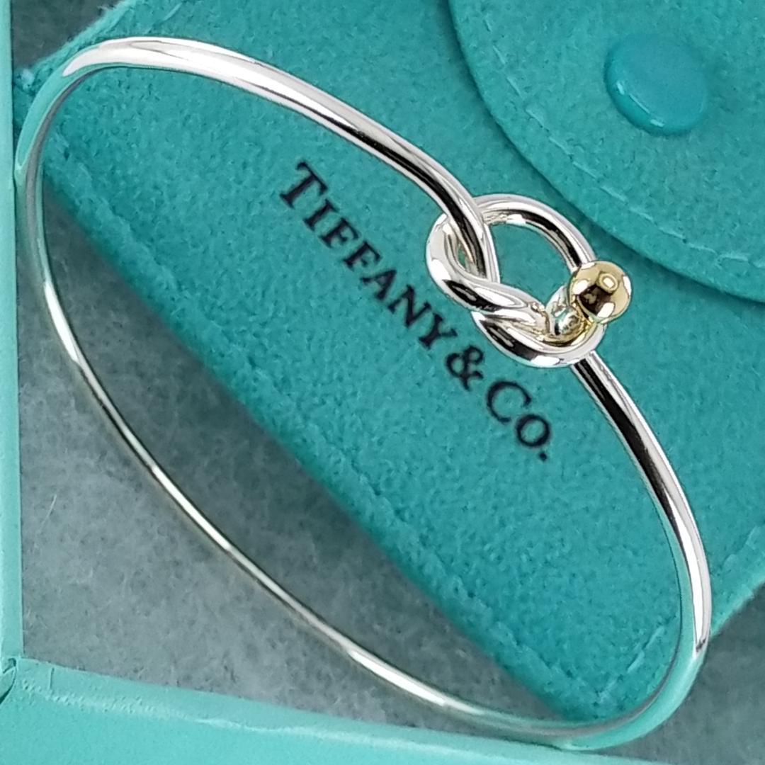 ★SALE★【TIFFANY&Co.】ラブノット　コンビ　バングル　946 ☆SALE☆【TIFFANY&Co.】ラブノット コンビ バングル 946
