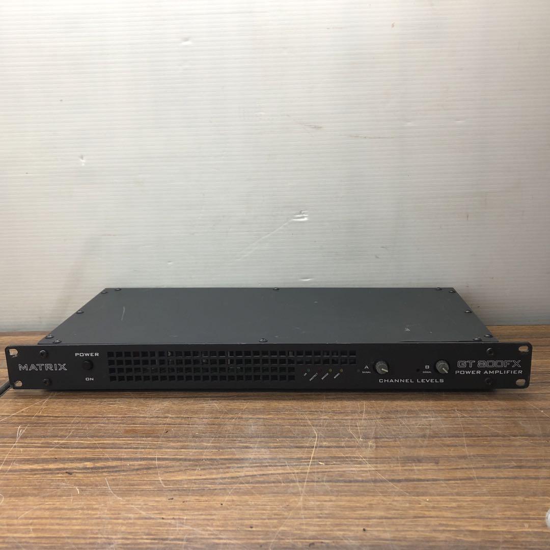 MATRIX GT800FX パワーアンプ Matrix GT800FXを買って使ってみてる | うえだのブログ