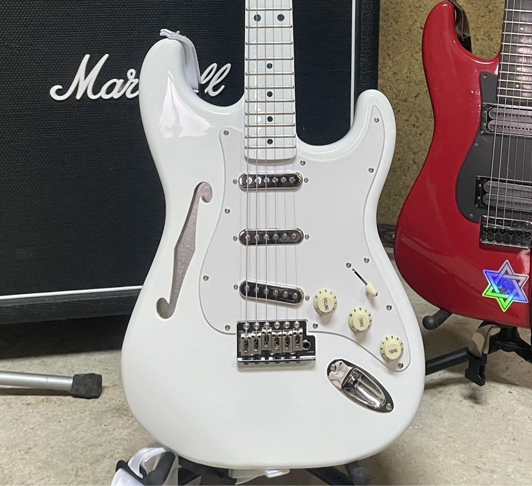 シンライン・ストラト エレキギター】Fender エリック・ジョンソンモデルのシンライン