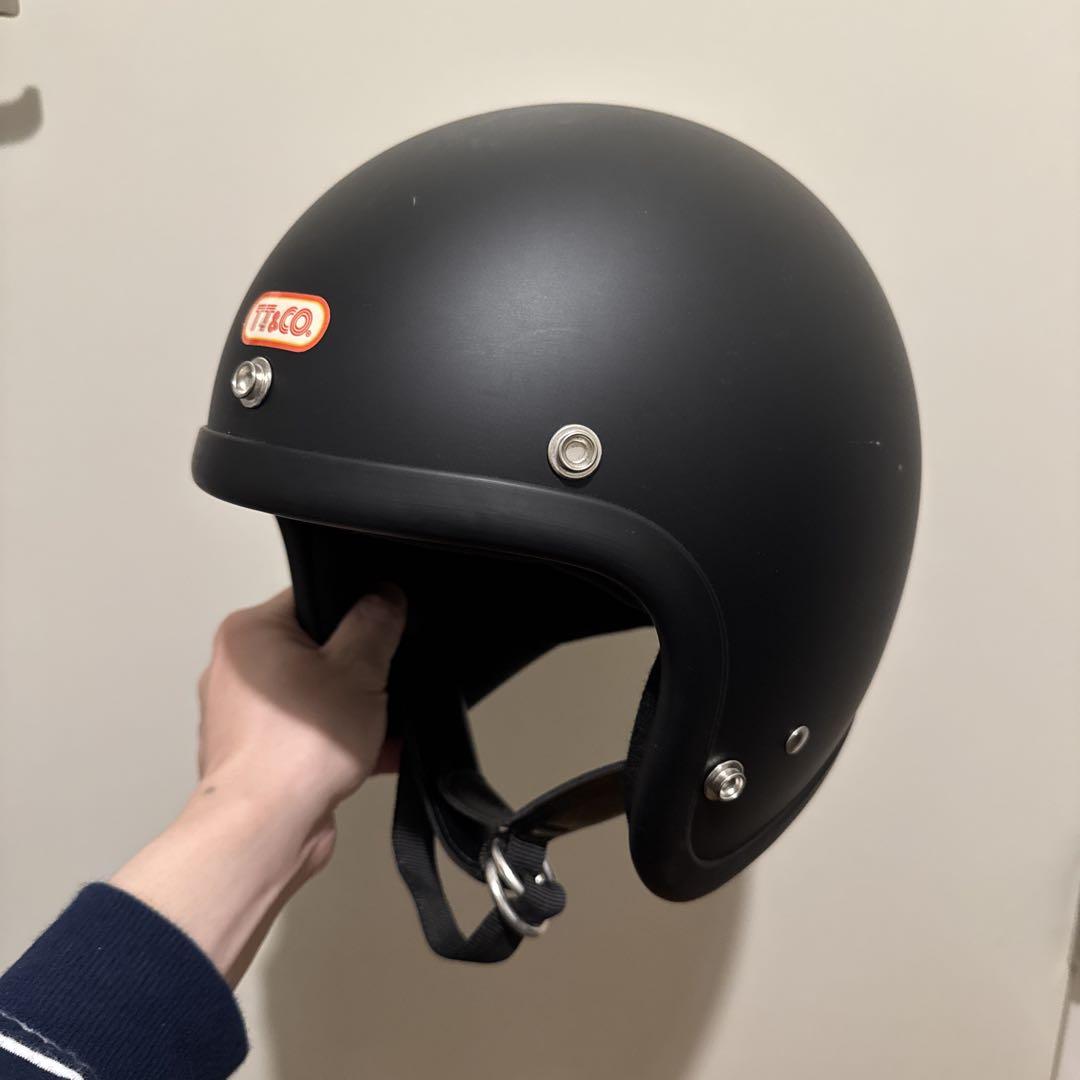 【希少サイズ】TT&CO. マットブラックスーパーマグナムヘルメット TT&CO.】 装飾用ヘルメット スーパーマグナム ブラック ティー