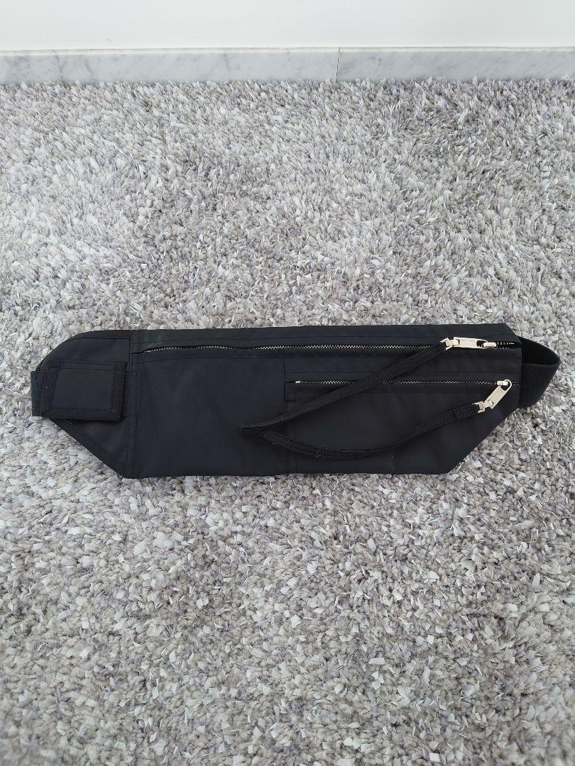 Rick Owens リック ブラック ボディバッグ ジッパーポケット付き