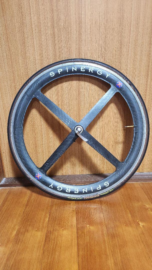 スピナジー revx フロントホイール 650c VINTAGE SPINERGY REV-X 650c CARBON/ALUMINUM CLINCHER ROAD