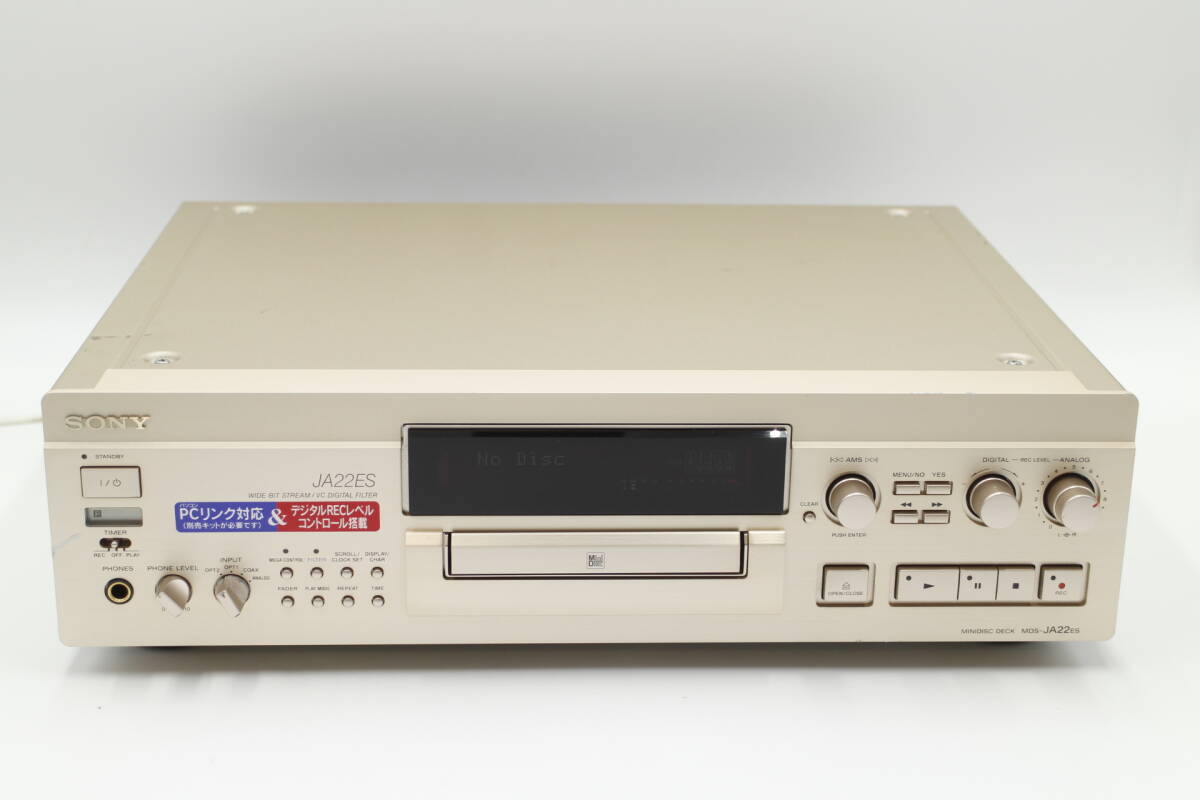 M-TN 777] SONY ソニー MDS-JA22ES MDデッキ（MDデッキ