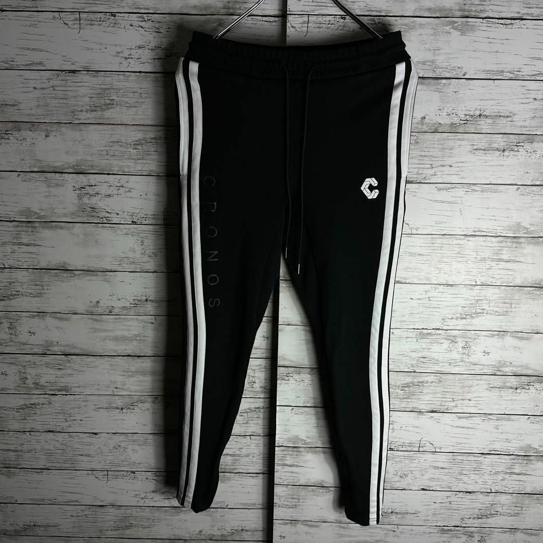【即完売】クロノス CRONOS ストレッチ　パンツ  ブラック　ツーライン CRONOS WOMEN 2LINE STRETCH PANTS【BLACK】