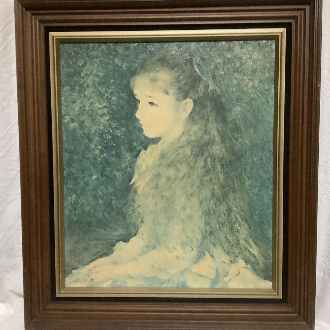 ピエール＝オーギュスト・ルノワール　カーン・ダンヴェール嬢　（特大　肖像画） ピエール＝オーギュスト・ルノワール カーン・ダンヴェール嬢