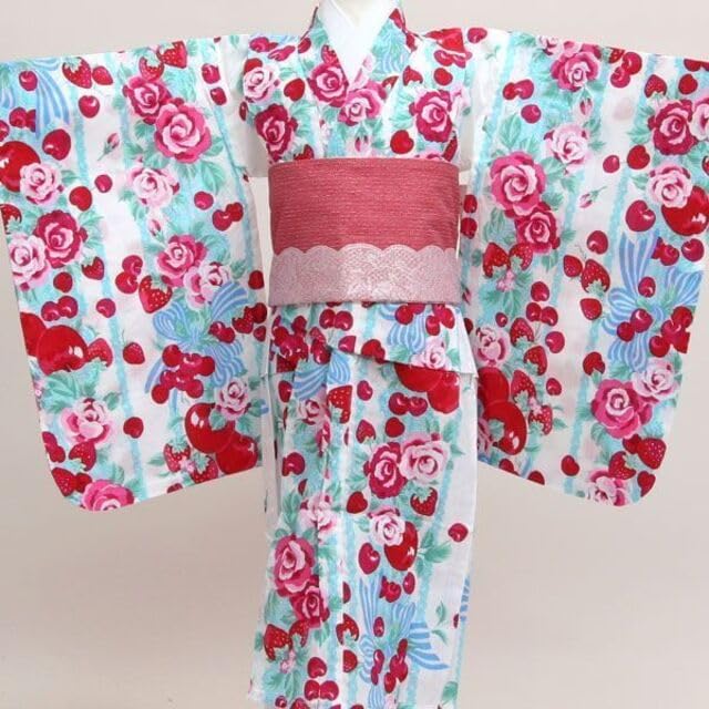 セイコマツダ 松田聖子 浴衣 新品未使用 ③ レディース浴衣 SEIKO 松田聖子 黒地/スイトピー柄 セール価格