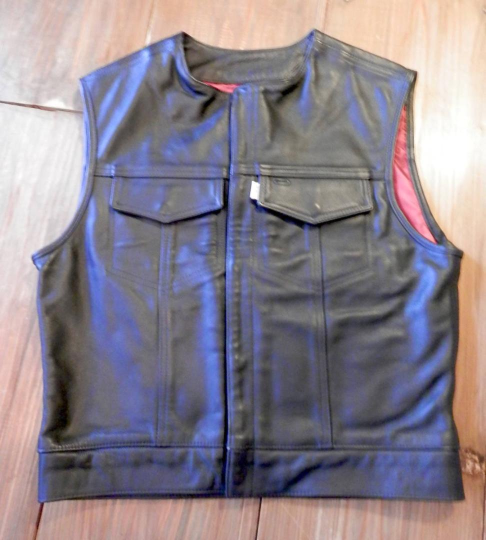 HA LEATHER】レザーベスト/LIL JOE/HELLS ANGELS （LIL JOE'S