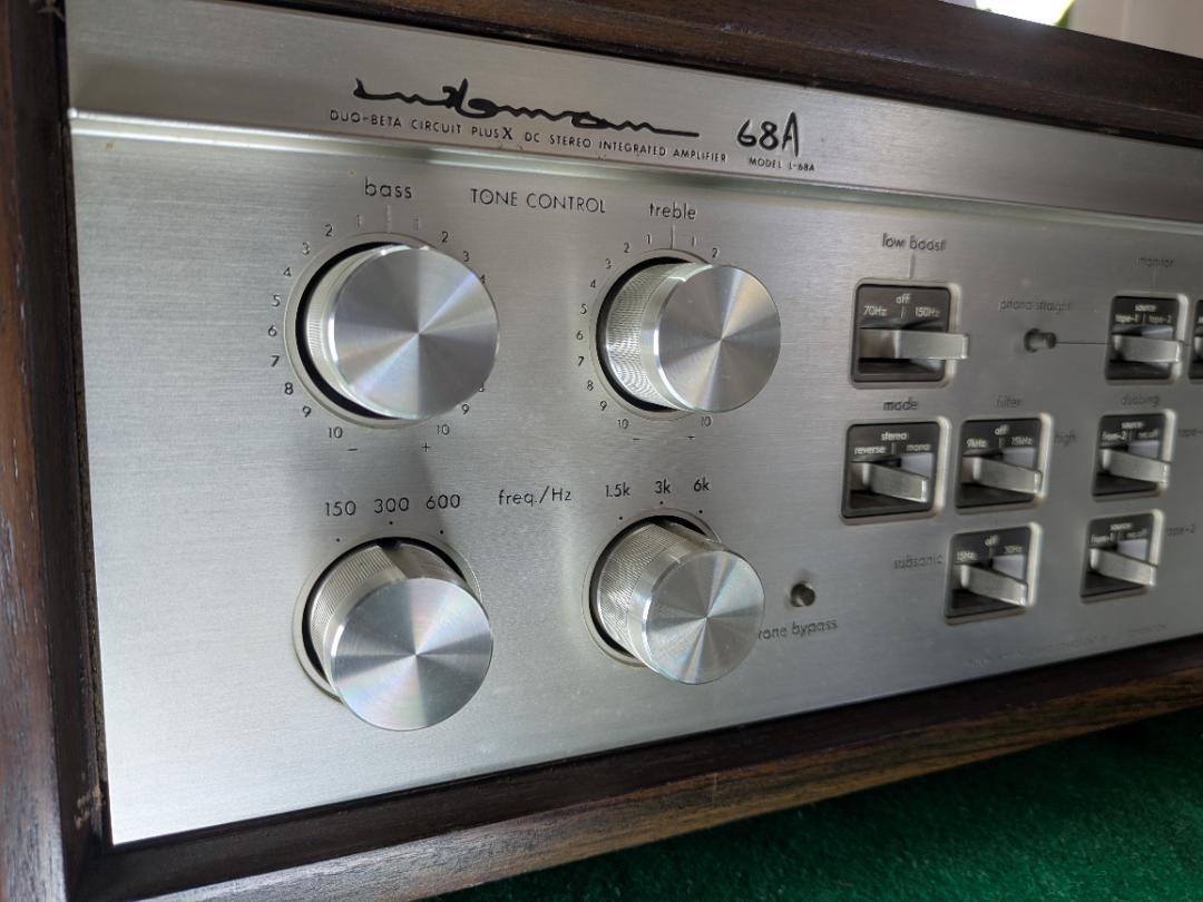 ラックスマン　L-68A プリメインアンプ　LUXMAN 　取説・部品付き ラックスマン L-68A プリメインアンプ LUXMAN 取説・部品付き