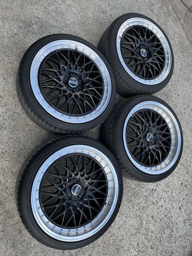シュタイナーFTX 19インチアルミ ブラックポリッシュ クラウンなど シュタイナーFTX 19インチアルミ ブラックポリッシュ クラウン
