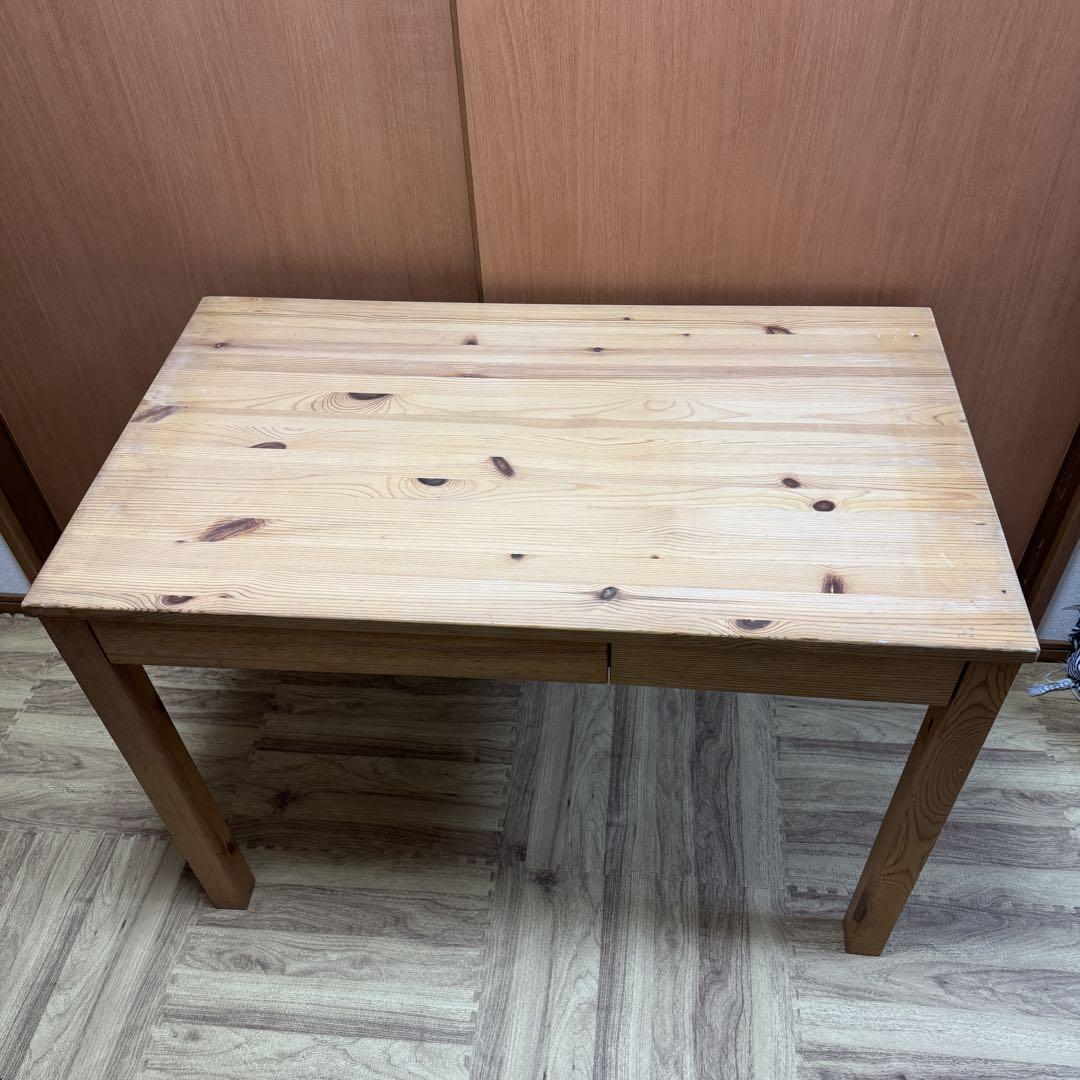 無印良品☆学習机☆パイン材☆パソコンデスク☆勉強机☆良品計画