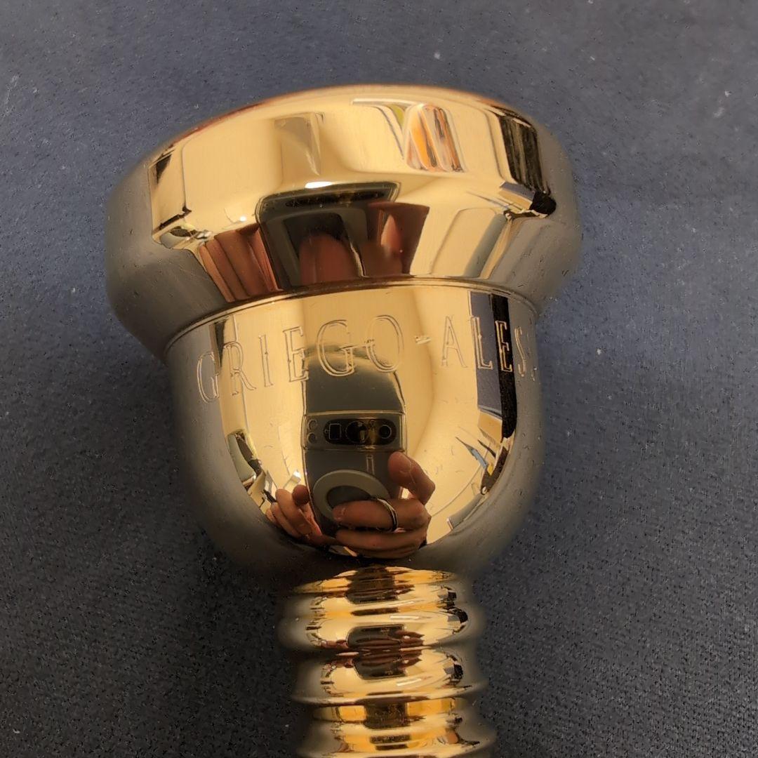 GRIEGO Alessi 5C グレイゴ　アレシトロンボーンマウスピース 金 GRIEGO Alessi 5C グレイゴ アレシトロンボーンマウスピース 金