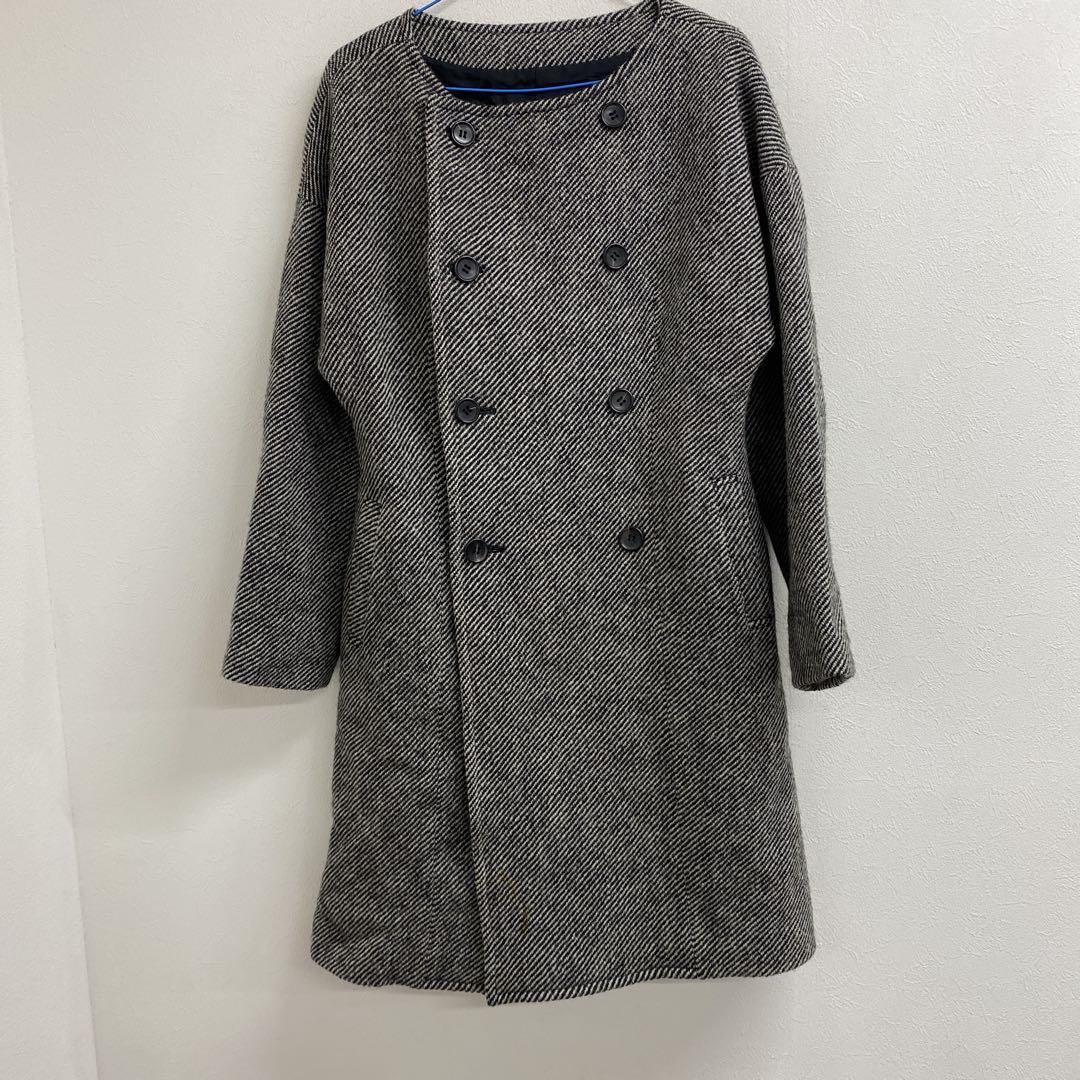 yohji yamamoto プリュスのアール ウールコート サイズ2 ア34