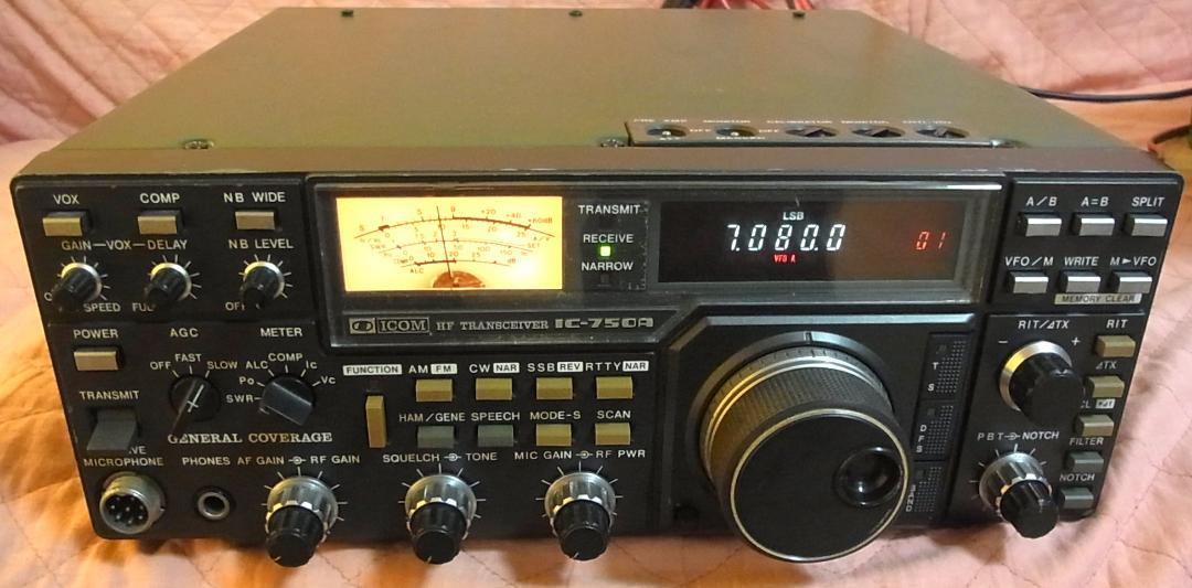 ICOM IC-750A HFトランシーバー Icom IC-750A HF 150W Open Freq - YouTube