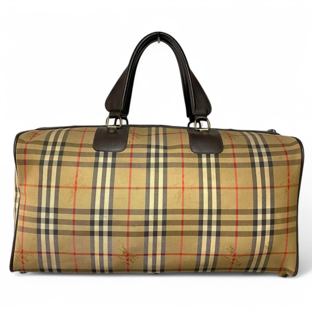 Burberryヴィンテージ バーバリー ボストンバッグ ノバチェック