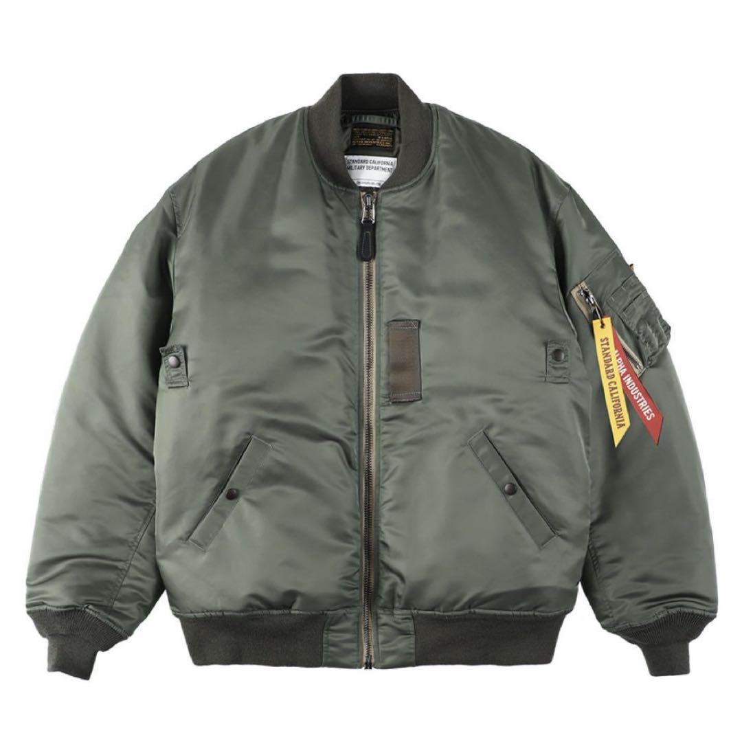 キムタク着　Alpha × Standard California MA-1 M ALPHA × Standard California MA-1 キムタク（スタンダード