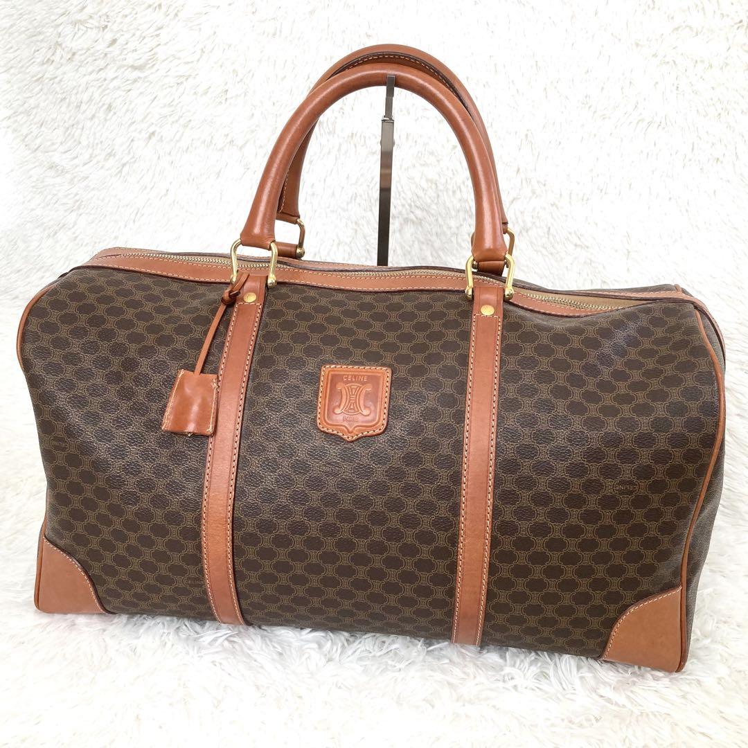 CELINE セリーヌ　M11　ボストンバッグ マカダム PVC 旅行用 CELINE セリーヌ M11 ボストンバッグ マカダム PVC 旅行用