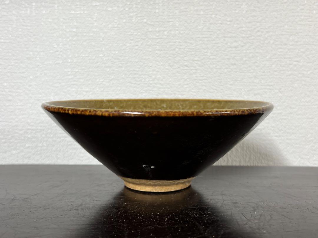 中国古美術　宋時代そば釉茶碗　XG020 中国古美術 宋時代そば釉茶碗 XG020 工芸品
