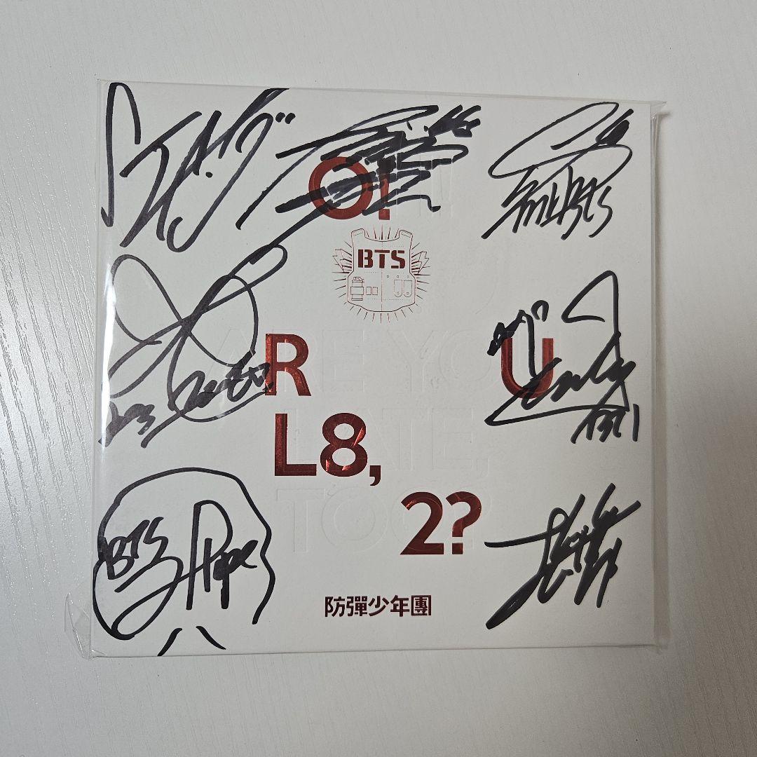 BTS メンバー全員サイン入りアルバム バンタン 非売品！】BTS サイン入りポストカード7枚の通販 by みみみ's
