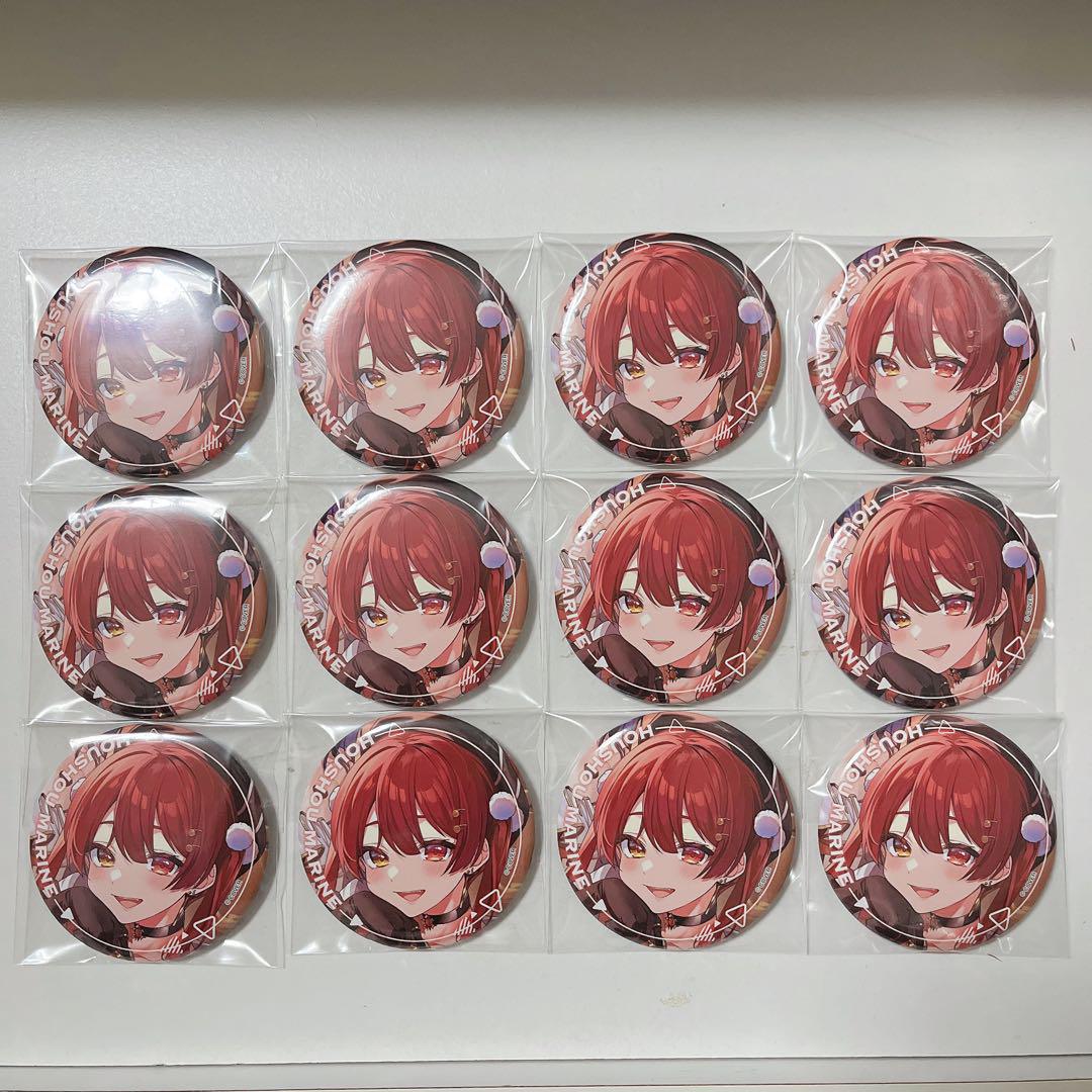 ホロライブ 宝鐘マリン オンリー缶バッジ Art Selection ⑦（Art