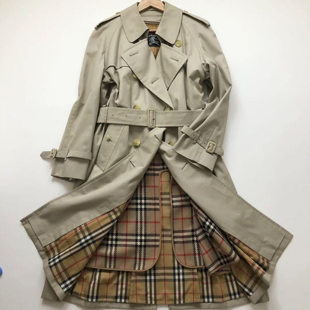 未使用級　BURBERRY デッドストック トレンチコート 撥水 コットンポリ 未使用級 BURBERRY デッドストック トレンチコート 撥水