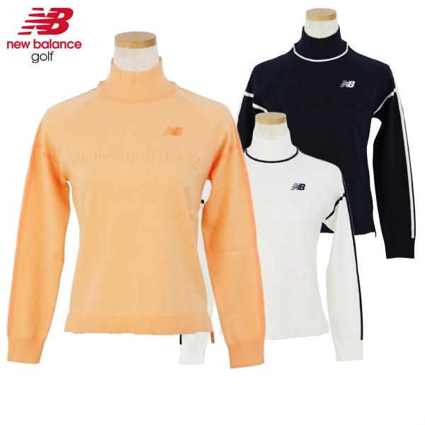 サイズ：1 NEW BALANCE GOLF ニューバランス  長袖 ニットセーター  オレンジ系 [240101441931] ゴルフウェア レディース ストスト セーター レディース ニューバランス ゴルフ new balance golf