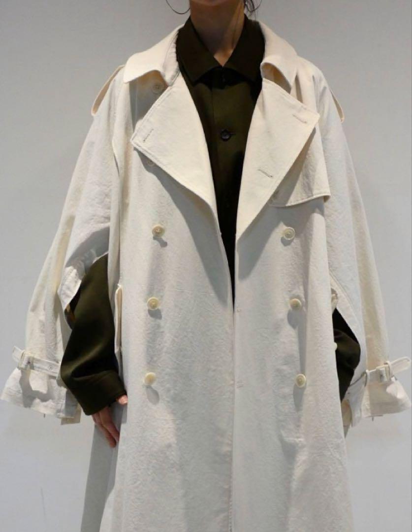 ジャケット・アウター stein  DOUBLE SHADE TRENCH COAT stein(シュタイン)/DOUBLE SHADE TRENCH COAT/Glen check 通販